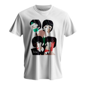 Polera 100% Algodón Blanca PB17