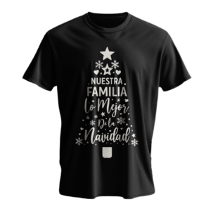 Polera Negra 100% Algodón Negra PN 9