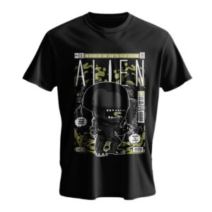 Polera Negra 100% Algodón Negra PN 21