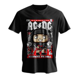 Polera Negra 100% Algodón Negra PN 23