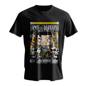 Polera Negra 100% Algodón Negra PN 25